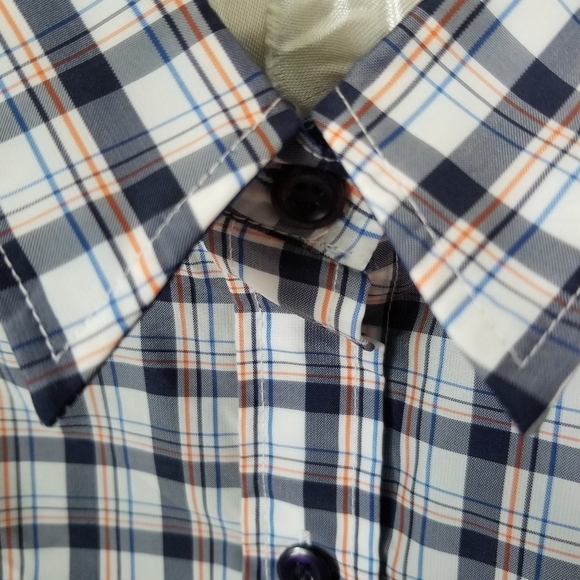 Vintage 80s Plaid Obermeyer Shirt Gorpcore Weather Resistant Shirt Large - Picture 4 of 9